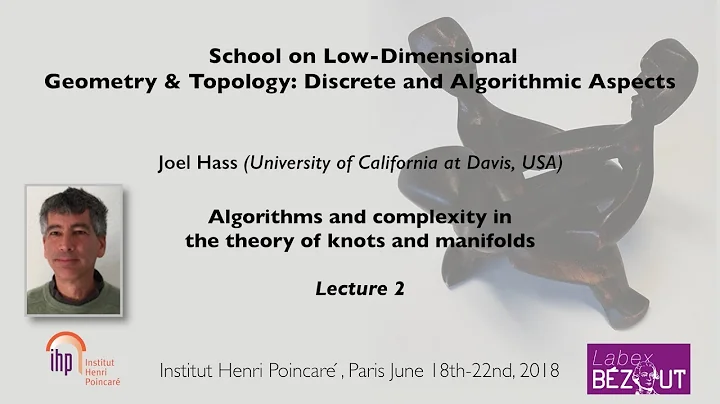 Joel Hass - Lecture 2 - Algorithms and complexity ...