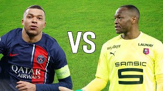 Kylian Mbappé vs Steve Mandanda | PSG vs Rennes 2024HD