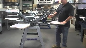 Silk Screening Press-Beginner-Enrty Level-Multi Station T-shirt Printing Press