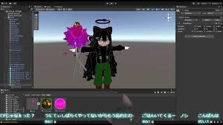 VRchatの3D作りを、お話しながら【Blender 4.3】　クロネコ先生と中の人( ΦωΦ )