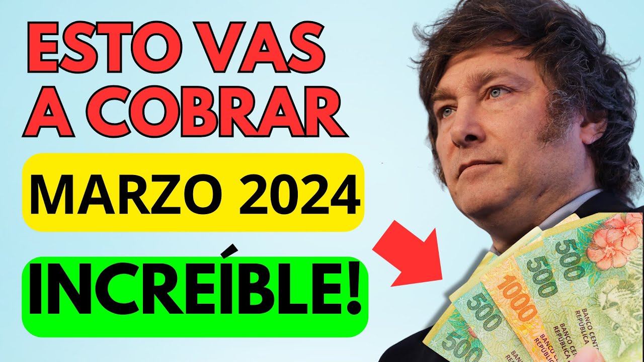 🛑 COBROS ANSES ️CUANTO COBRO en MARZO 2024 con AUMENTO a Jubilados y ...