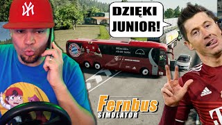 🚌 ZAWOŻĘ LEWANDOWSKIEGO DO BARCELONY! | Fernbus Simulator