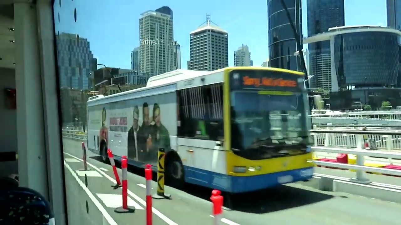 First Day of the Brisbane METRO   M2 service. John  Coyle video.