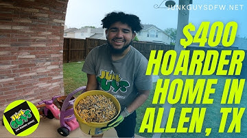 Easy $400 Hoarder Home Clean Out In Allen , Tx JunkGuysDfw.net