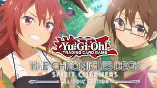 Opening Yugioh The Chronicles Deck Spirit Charmers All Foil Edition X2