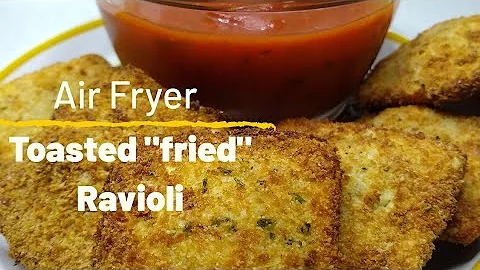 Receita Fácil de Ravióli Tostado na Airfryer