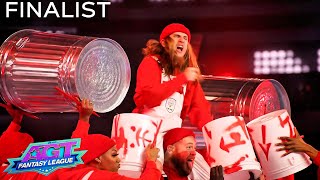 Finalist: Pack Drumline Is MUCH MORE Than JUST DRUMS, FULL Of ACTION 💥 !!!  AGT Fantasy League 2024
