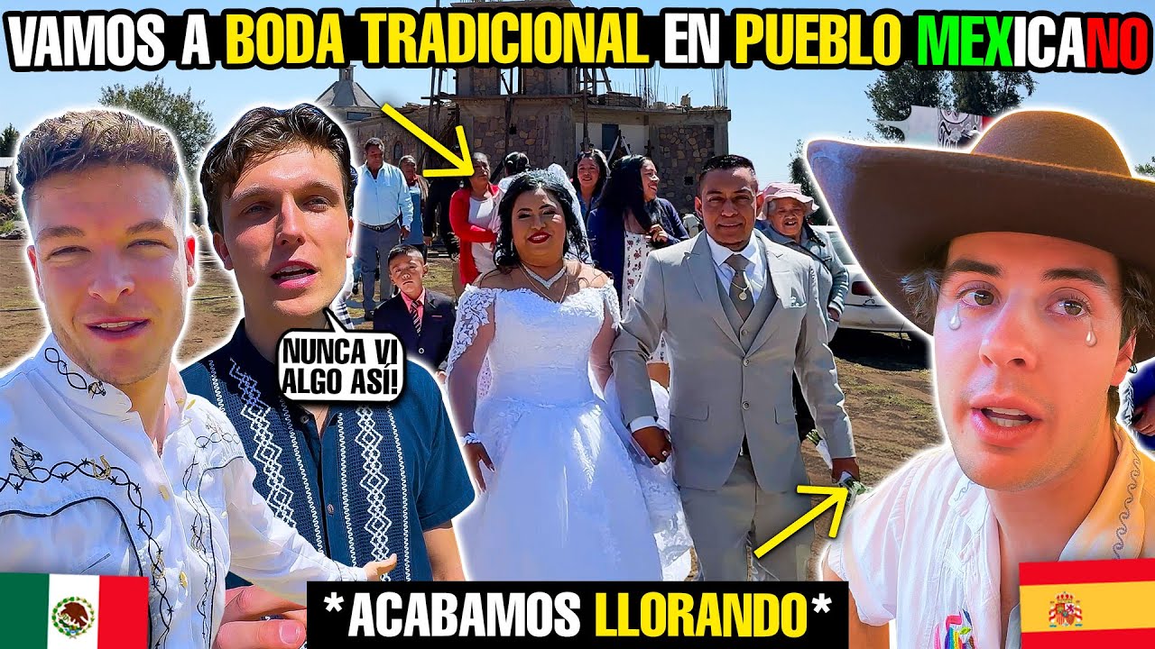 VAMOS a BODA TRADICIONAL en PUEBLO MEXICANO😱🇲🇽 ¡¡Es una locura!!