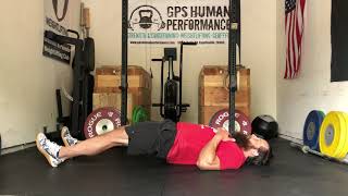 Supine Plank (Straight Leg Glute Bridge) | GPS Human Performance