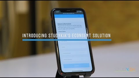 eConsent for Clinical Trials - StudyKIK
