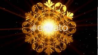 Gold Mandala Background by PinkLightStudios