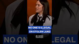 Billie Eilish delivers political message after winning Song of the Year at the Grammys