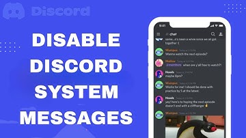 How To Disable And Turn Off Discord System Messages Notifications On Discord App