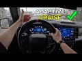 How to use Normal and Adaptive Cruise Control in the Ford Bronco