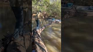 Father-daughter fishing trip ends with the empty boat floating down the river!