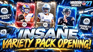HUGE VARIETY PACK OPENING IN MADDEN MOBILE 27! + update on where I’ve been