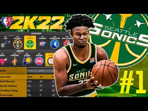 WILD 2025 NBA DRAFT!, NBA 2K22 Seattle Sonics MyNBA Franchise