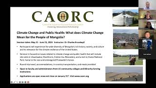 Mongolia Field School 2024 Informational Webinar 1