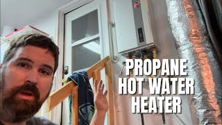 Propane Hot Water Heater Install & Shop Progress