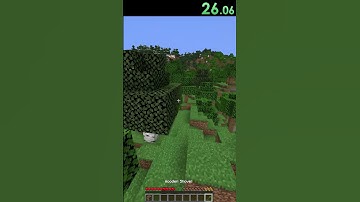 Minecraft Random Item Speedrun: Snowball #shorts