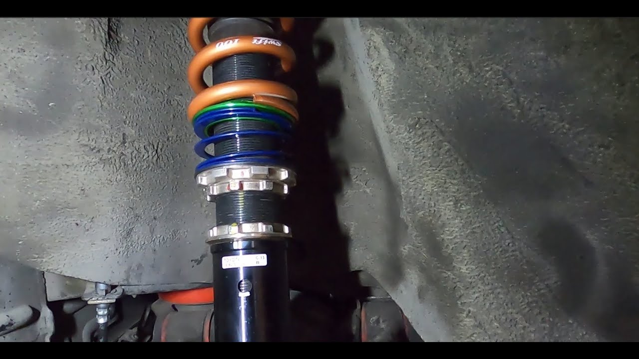 Adjusting BC Racing Coilovers with Helper Springs- 1987 Toyota Supra ...