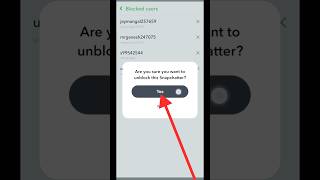 Snapchat Me Blocked Person Ko Unblock Kaise Kare #shorts #youtubeshorts #mobile