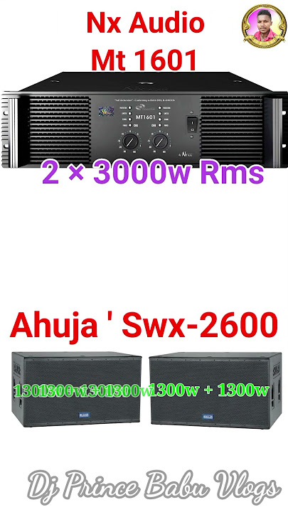 Nx Audio Amplifier Mt 1601 Or Ahuja SWX 2600w Price 2024
