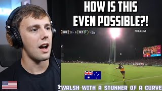 American Reacts to The Best Kicks and Goals in the NRL