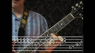 Guitar Lesson: Sultans of Swing, Part 2 (first verse) with Andy Schiller of BeyondGuitar.com.