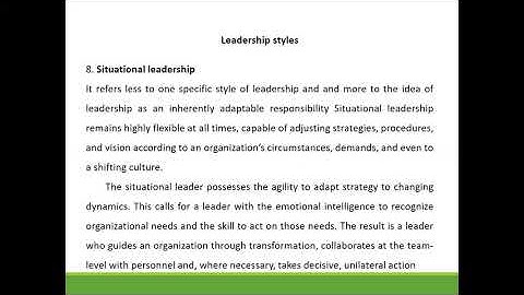 Leadership Styles(Part B)- Organisational Behaviour(OB)BBM,LMS,2nd Sem, By-Ranjitha B.R, Assist.Prof