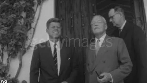 November 18, 1960 - President Elect John F. Kennedy meets Allen Dulles and Richard Bissell from CIA - DayDayNews