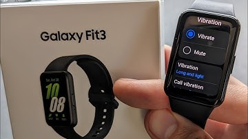 Vibrations on Samsung Galaxy Fit 3 - How to Turn On / Off Vibration & Customize Strength + Duration