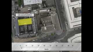 T2 Design | 4D Construction: Project Green Phasing Animation