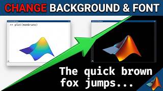 How to Change Background Color and Format Font in MATLAB | MATLAB Tutorial