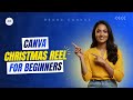 How to Create a Christmas Instagram Reel in Canva | Beginner Tutorial