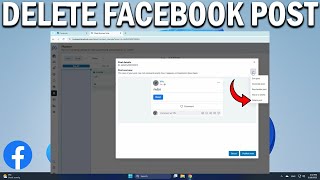 How To Delete Scheduled Post on Facebook Page