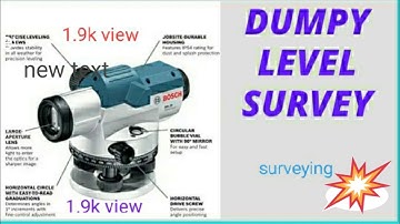 Dumpy level/Dumpy Level survey/ Dumpy level survey in geography/  Civil Engineering /#surveying