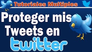 Como Proteger Mis Tweets En Twitter | Poner Privado Los Tweets