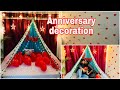 Anniversary decoration ideas at home |Surprise decoration for husband | Diy canopy | Romantic room