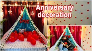 Anniversary decoration ideas at home |Surprise decoration for ...