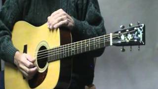 Bluegrass flatpicking coordination exercise chords