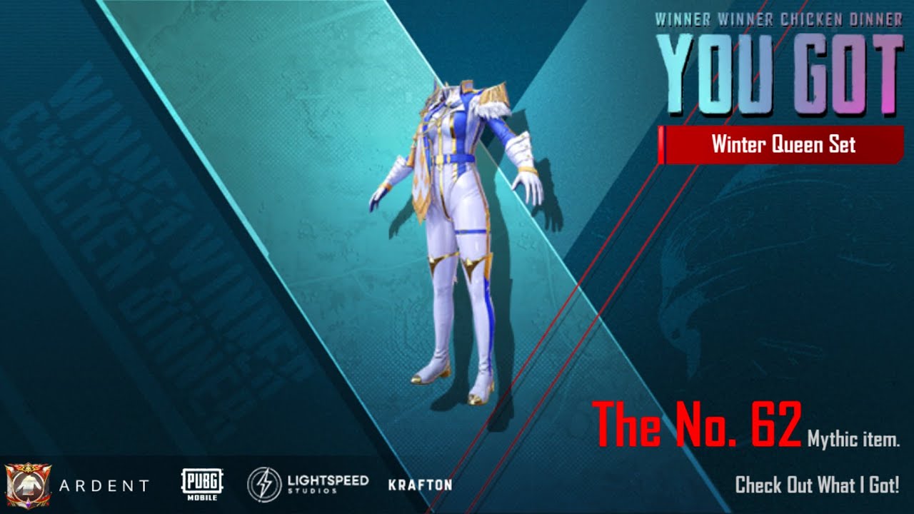 Starsea Admiral Lucky Spin Winter Queen Set PUBG Mobile