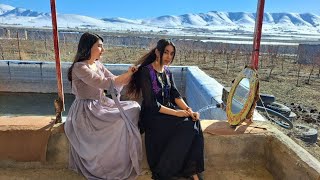 Baking the most delicious chocolate cake in the village hut/Daily tasks of village girls screenshot 4