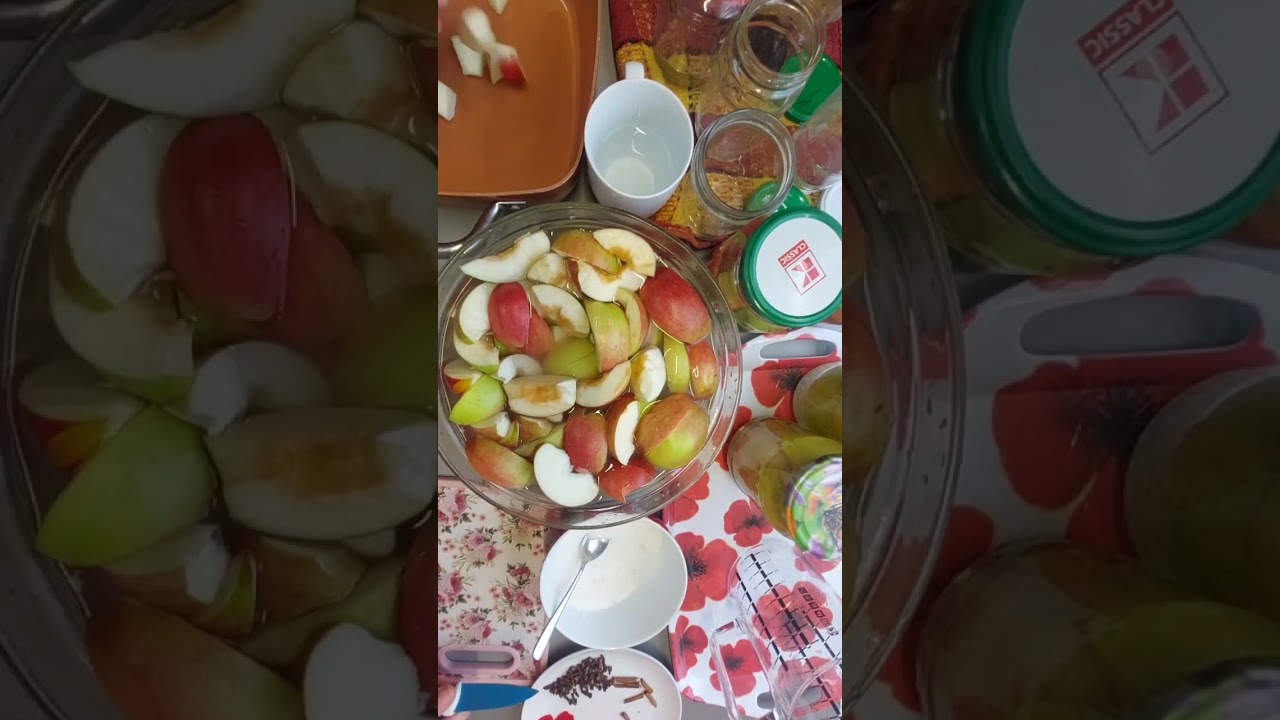 jablkový, hruškový kompót. Jablková náplň,strúhané jablká.  #kuchyne #žena #comida #zahrada #garden