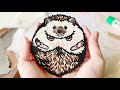 【ちぎり絵×切り絵】折紙ちぎってハリネズミを描きました🦔🧡｜Paper Art Making