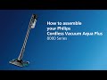 How to assemble philips cordless vacuum cleaner aqua plus xc8057