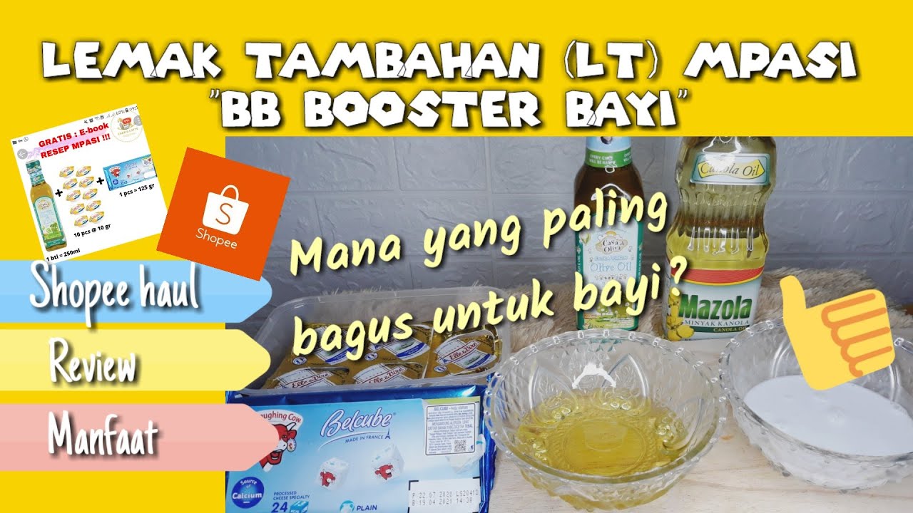 LEMAK TAMBAHAN (LT) MPASI PENAMBAH BERAT BADAN BAYI YouTube