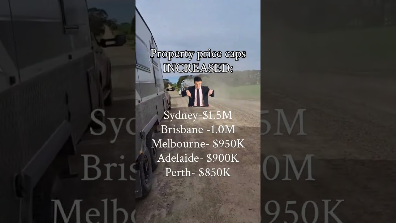 So they increased the property caps. Don’t forget the stamp duty. 