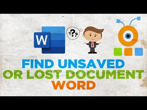 How to Find Unsaved or Lost Word Documents for Mac | Microsoft Office for macOS