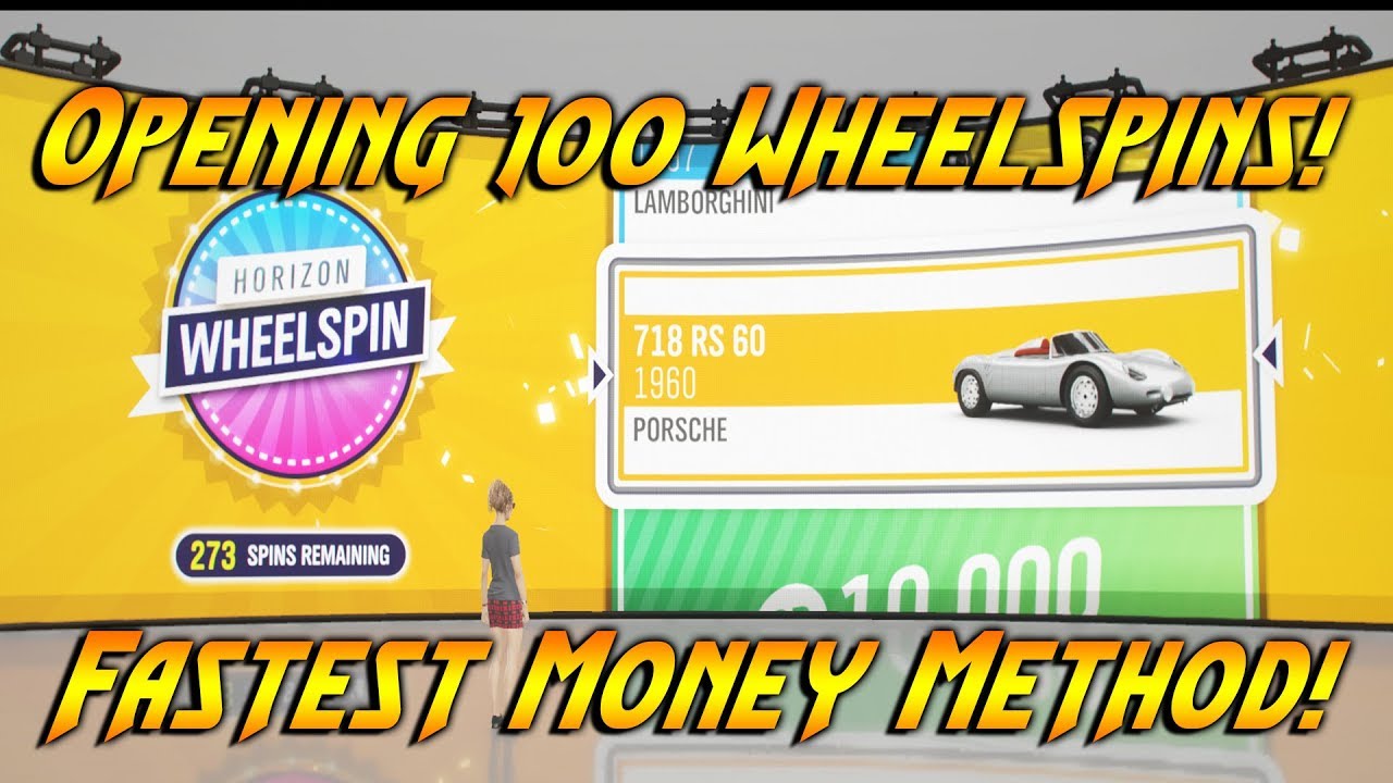 OPENING 100 WHEELSPINS IN Forza Horizon 4! Fastest Way To Earn Millions
